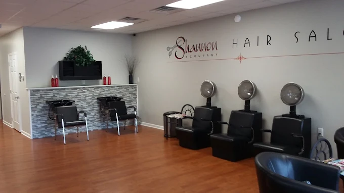 The Shannon and Company logo wall — close-up